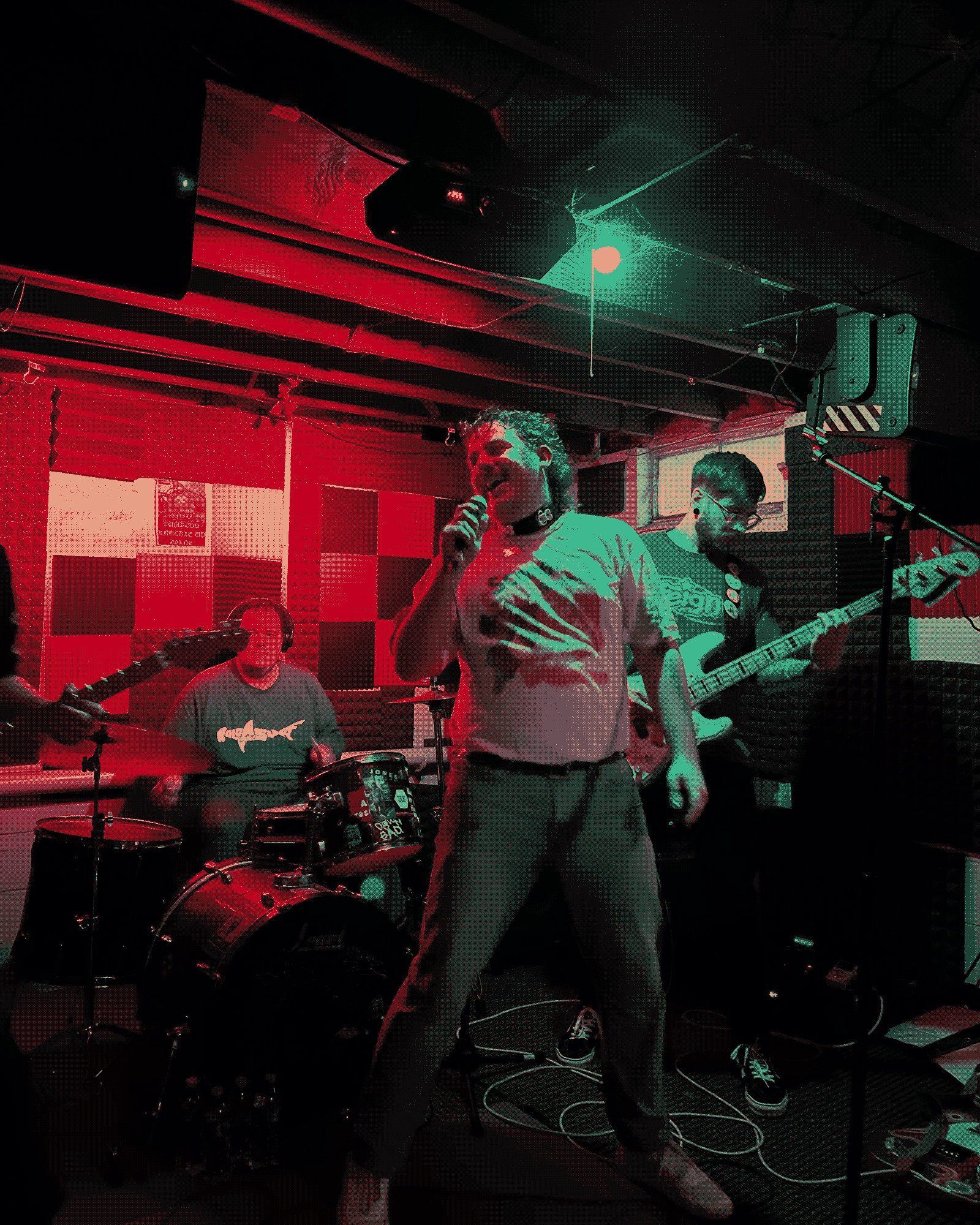 Me and the band at the Jolly Llama