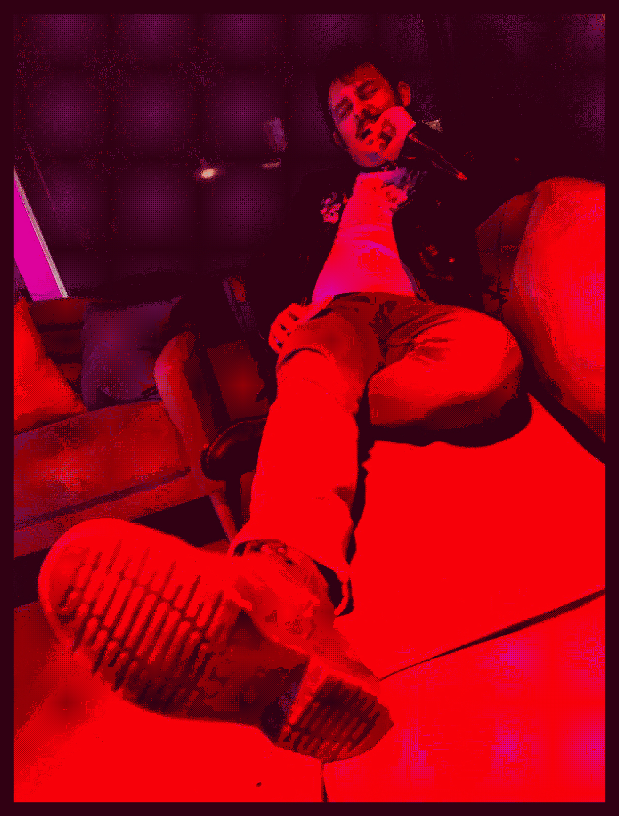 Portrait of the artist in repose, Rissa Groves, 2025